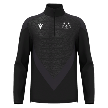 Anduin 1/4 zip jersey blk sr