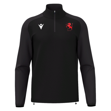 Isen 1/4 zip jersey blk sr