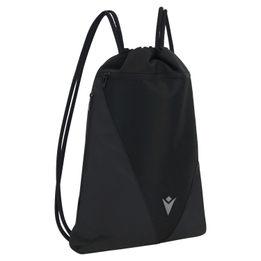 Jaunt gym sack with front pocket and an adjustable double cord