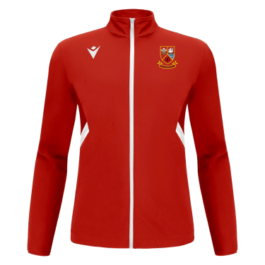 Raijin full zip sweatshirt red/wht jr