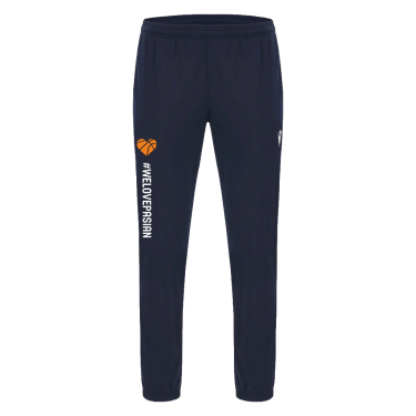 Panta blu navy tecnico scritta