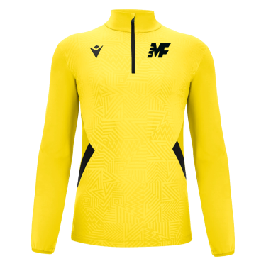 Fraser 1/4 zip jersey yel/blk sr