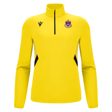 Piave 1/4 zip jersey yel/blk sr