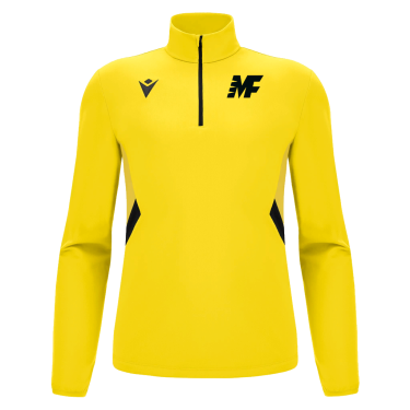 Piave 1/4 zip jersey yel/blk sr