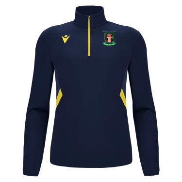 Piave 1/4 zip jersey nav/yel jr