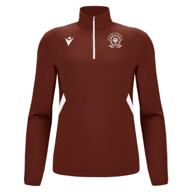 Piave 1/4 zip jersey crd/wht sr