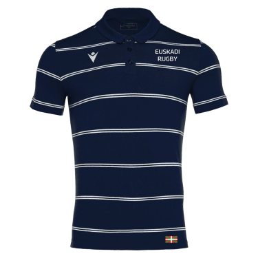 Polo de rayas de algodón jersey flamenco