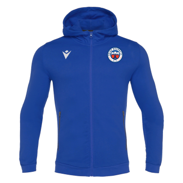Felpa acd briga con zip e cappuccio