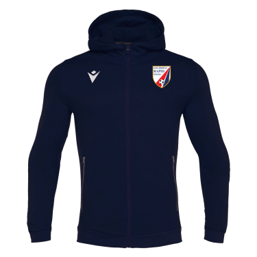 Felpa con zip e cappuccio