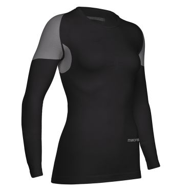 Performance ++ woman compression tech underwear top ls blk
