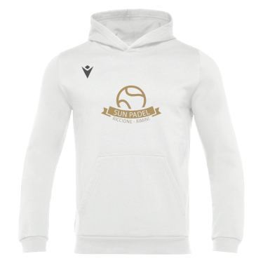 Felpa cotone hoody cappuccio