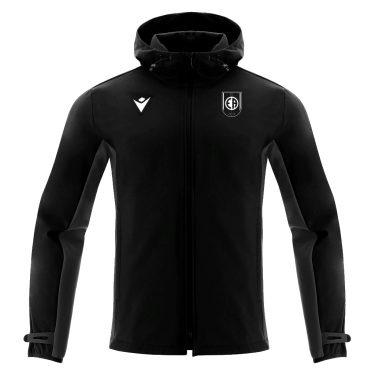 Schwere soft-shell-jacke mit kapuze himalaya