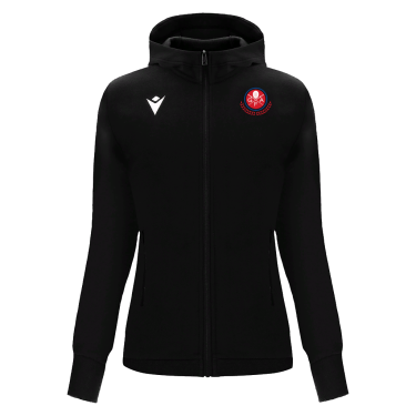 Womens' cotton hooded sweatshirt drum