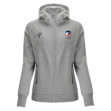 Cotton hooded sweatshirt drum