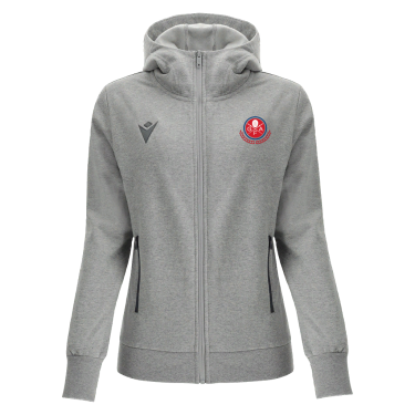 Womens' cotton hooded sweatshirt drum