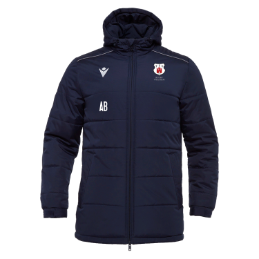 Gyor jacke navy - schriftzug