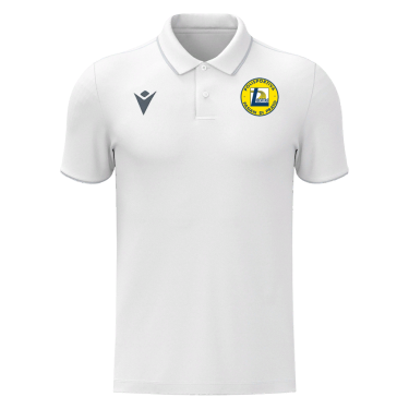 Polo bianca tecnica logo