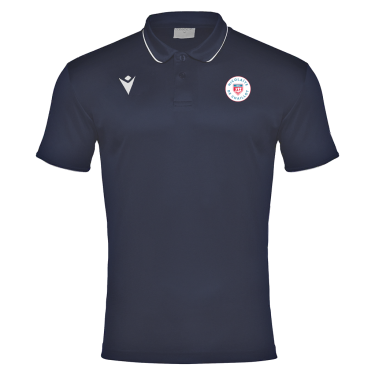 Polo draco hero marine - logo tissé