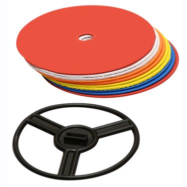 Flat marker rubber set 5 colors 10 pz