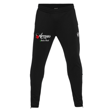 Pantalon de sortie abydos hero noir avec logo brodé