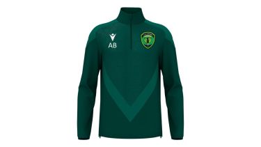 Sweatshirt anduin 1/4 zip avec ecusson tissé