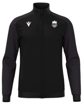 Veste anubis full zip noir avec écusson