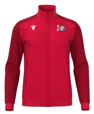 Veste de sortie homme anubis rouge avec logo brodé