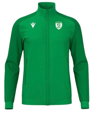 Veste de sortie anubis verte avec logo floqué