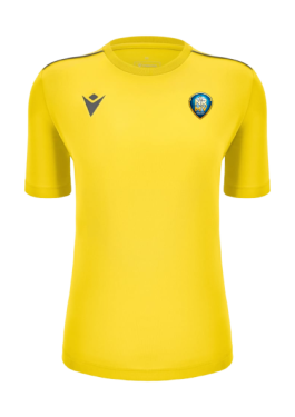 Maillot femme arien jaune, logo floqué