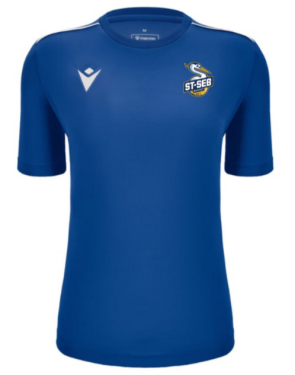 Surmaillot féminin ariel bleu royal avec logo floqué