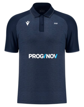 Polo sport polyester unisexe aulos navy