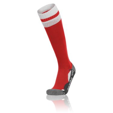Chaussettes  azlon rouge/blanc