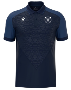 Polo baldwin navy avec logo brodé