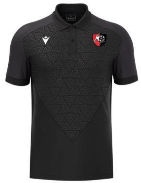 Polo de sortie baldwin noir avec logo brodé