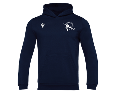 Sweat capuche banjo hero navy logo brodé