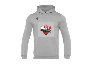 Sweat banho hero gris, gros logo face