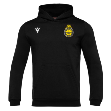 Sweat coton banjo hero noir, logo brodé