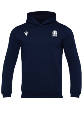 Sweat coton banjo hero navy, logo brodé