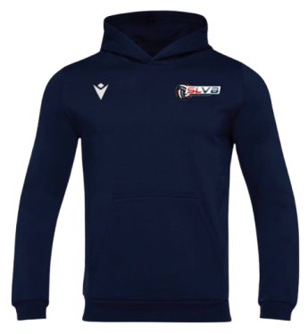 Sweat capuche mixte banjo hero navy avec logo brodé