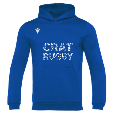 Sudadera capucha ligera azul