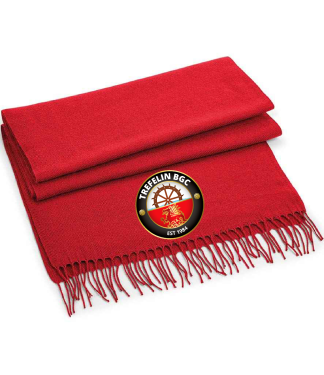 Bb500 classic woven scarf red