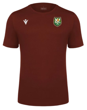 T-shirt boost eco bordeaux avec logo floqué