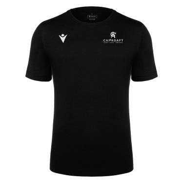 T-shirt coton boost eco noir logo sérigraphié