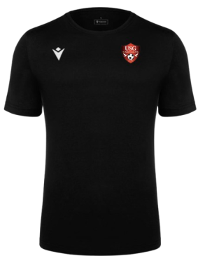 T-shirt coton unisexe boot eco noir avec logo floqué