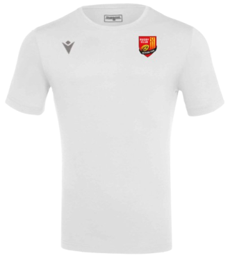 T shirt boost hero blanc logo floqué