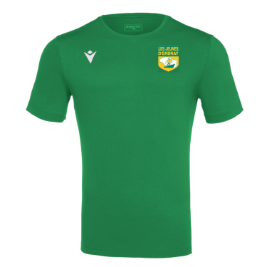 T shirt boost hero vert avec logo serigraphié. boutique jeunes.