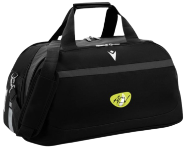 Sac de sport burst noir avec logo brodé