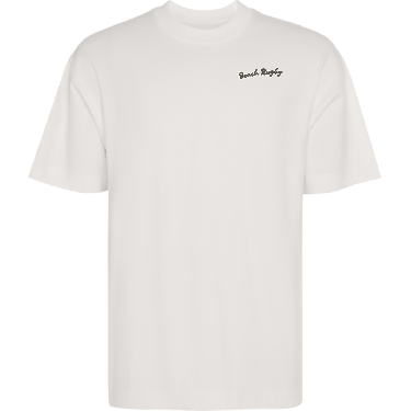 Camiseta blanco vintage beach rugby