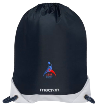 Sac à cordelettes campus navy avec écusson