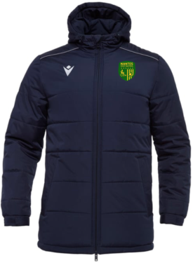 Parka gyor navy avec logo brodé